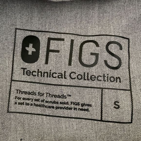 FIGS Technical Collection Kanye Moto Scrub Pants Limited Edition Graphite Gray S - Picture 12 of 12